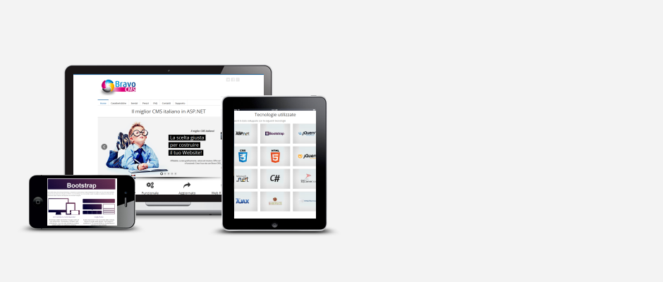 Web Responsive Layout Bootstrap Il miglior cms italiano in AspNet e Bootstrap