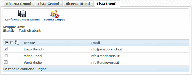 Esempio di gruppo utenti Miglior cms italiano in AspNet e Bootstrap