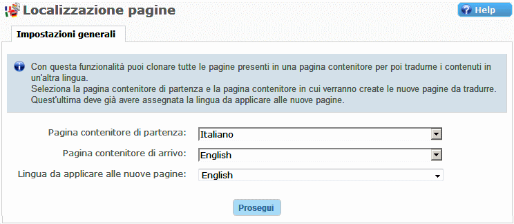 Localizzazione delle pagine del sito Miglior cms italiano in AspNet e Bootstrap