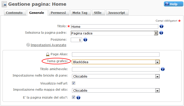 Temi grafici diversi a seconda delle pagine bootstrap webresponsive asp.net