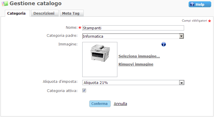 Categorie Ecommerce Miglior cms italiano ecommerce in AspNet e Bootstrap