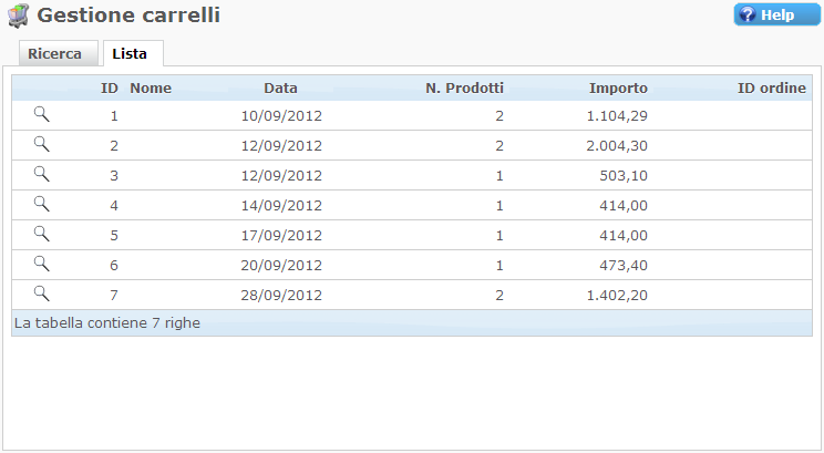 Lista Carrelli Ecommerce Miglior cms italiano ecommerce in AspNet e Bootstrap