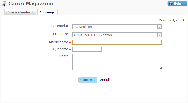 Magazzino Caricamento Prodotti Miglior cms italiano ecommerce in AspNet e Bootstrap