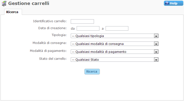 Ricerca Carrelli Ecommerce Miglior cms italiano ecommerce in AspNet e Bootstrap